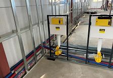 Строительство офиса 600 м2 в каркасном строении из сэндвич панелей